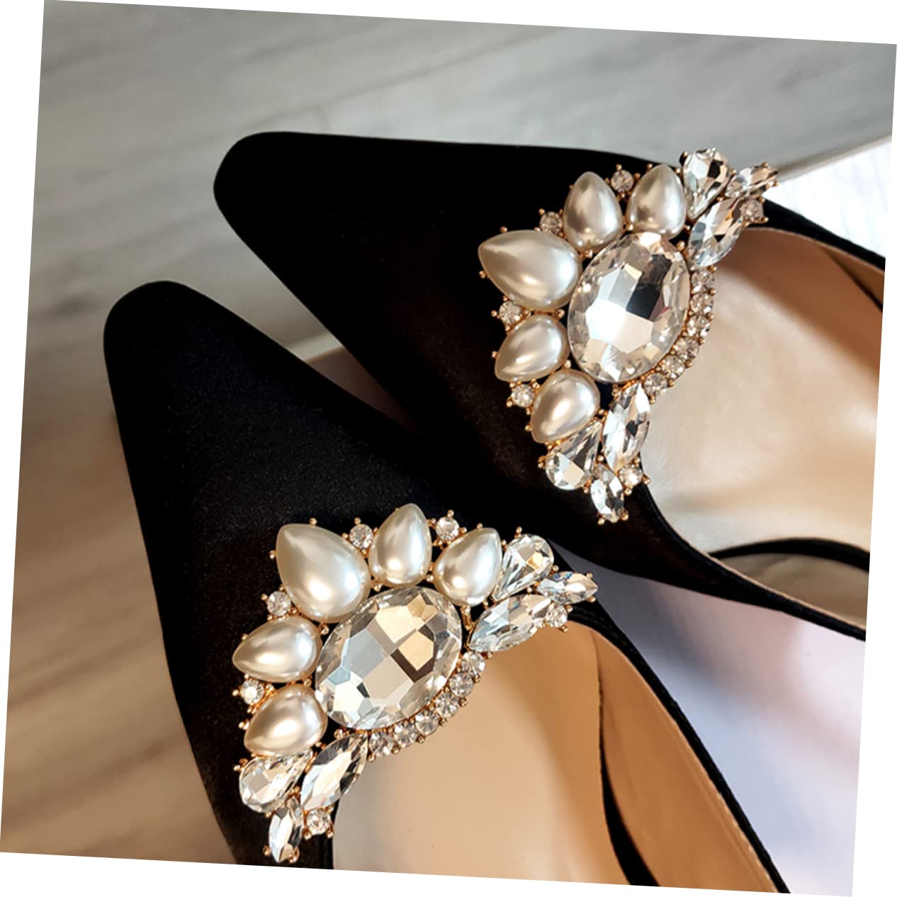 GALPADA 5paia Clip Per Scarpe Sposa Decorazioni Rimovibili Per Scarpe Cerimonia Accessori Per Matrimoni e Adatte