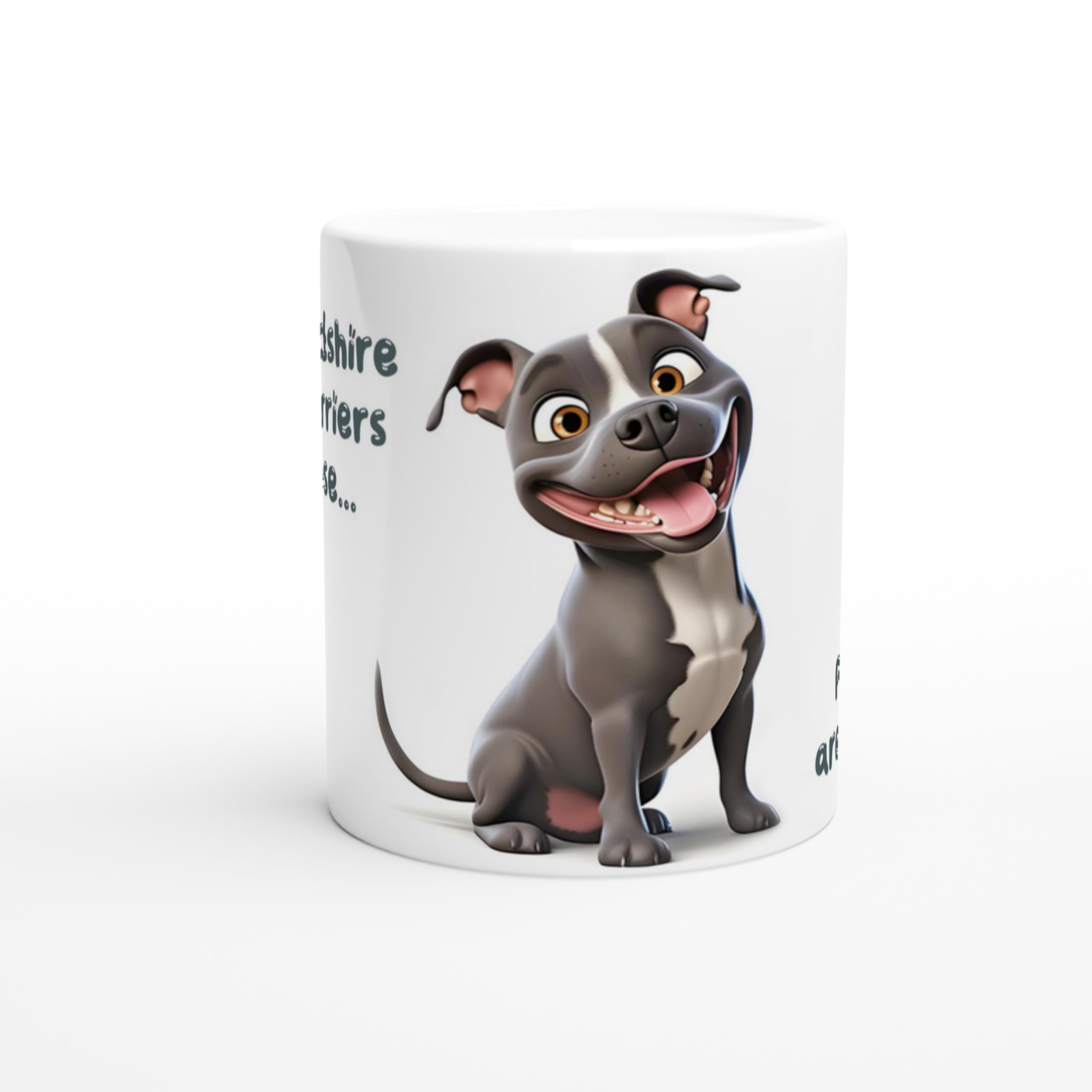 Staffordshire Bull Terrier (Staffie) Funny Dog Gift Ceramic Mug/Coffee Cup