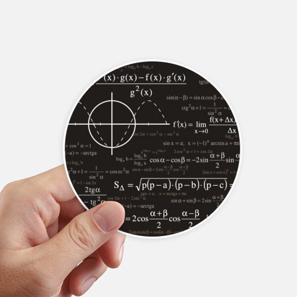 Autocollants formules mathématiques DIYthinker autocollant multicolore stickers muraux 10cm
