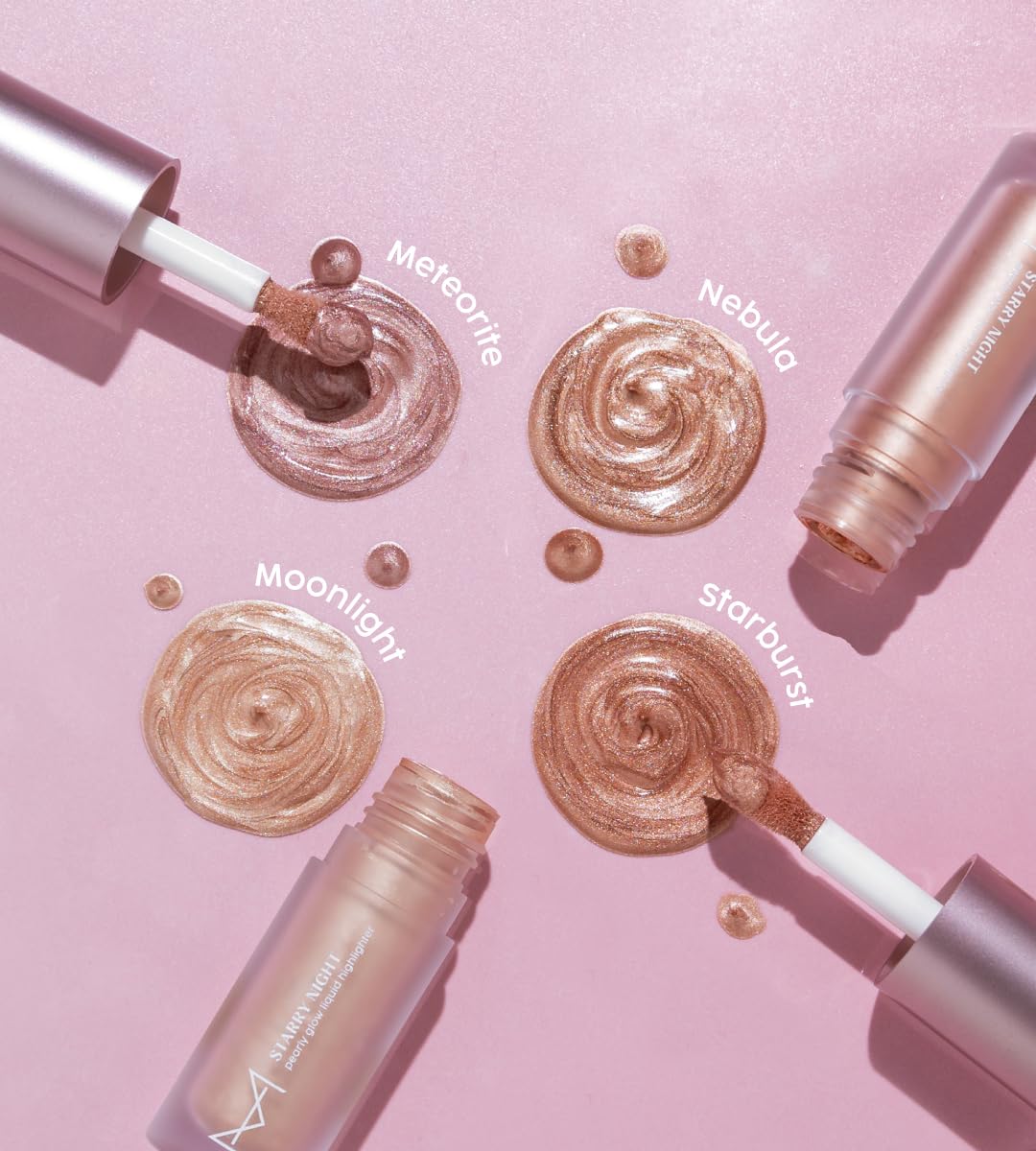 House Of Makeup Liquid Highlighter | High-glow, Smudge-proof Highlighter Makeup For All Skin Tones | 6 ml (Nebula, 6 ml) 3