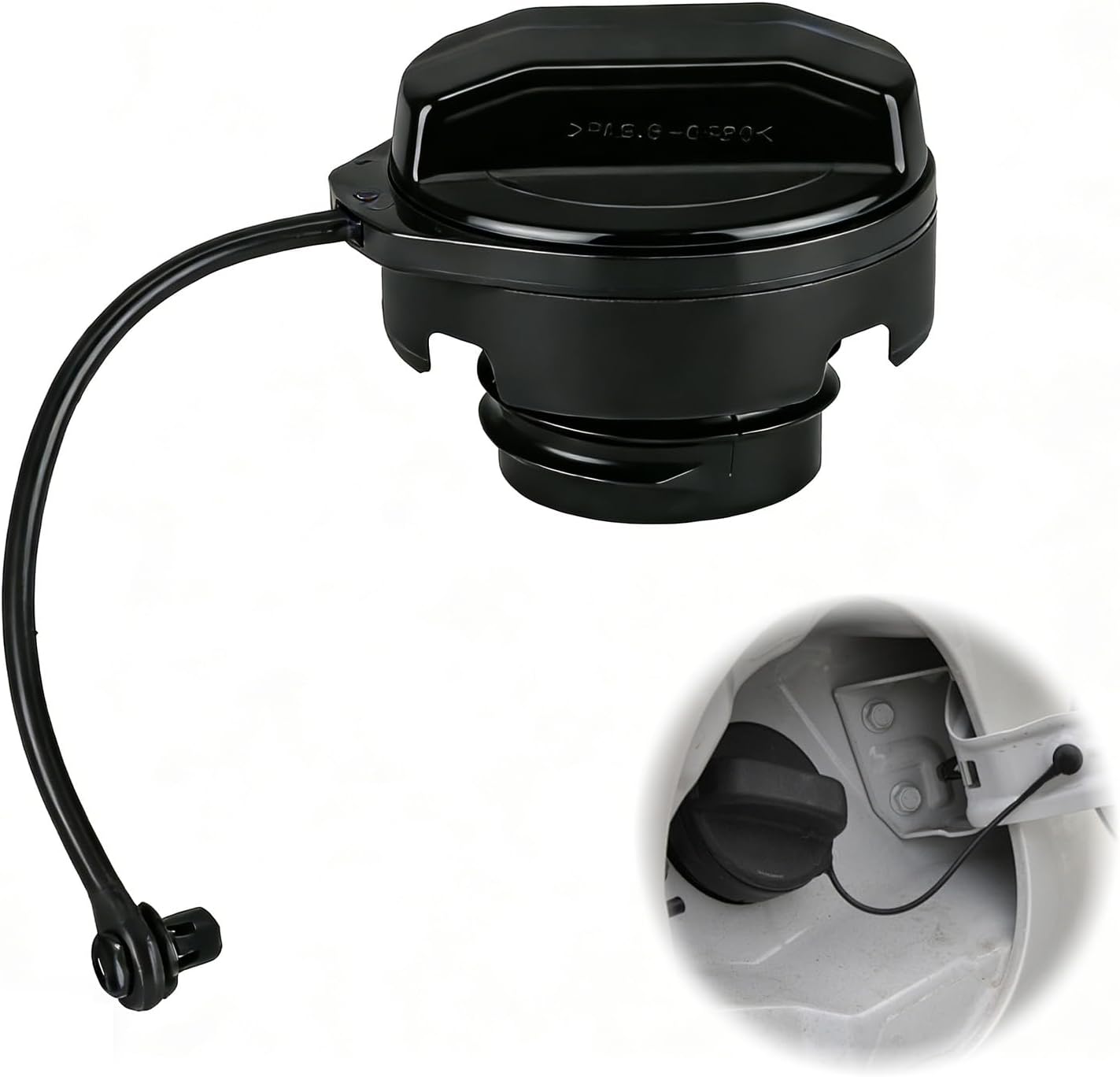 Universal Car Fuel Tank Caps Universal Petrol Cap Replacement Durable Petrol Caps Replacement for Vehicles Reusable Plastic Waterproof Oil Filler Cap Compatible with VW 1J0201550A/1J0 201 550A