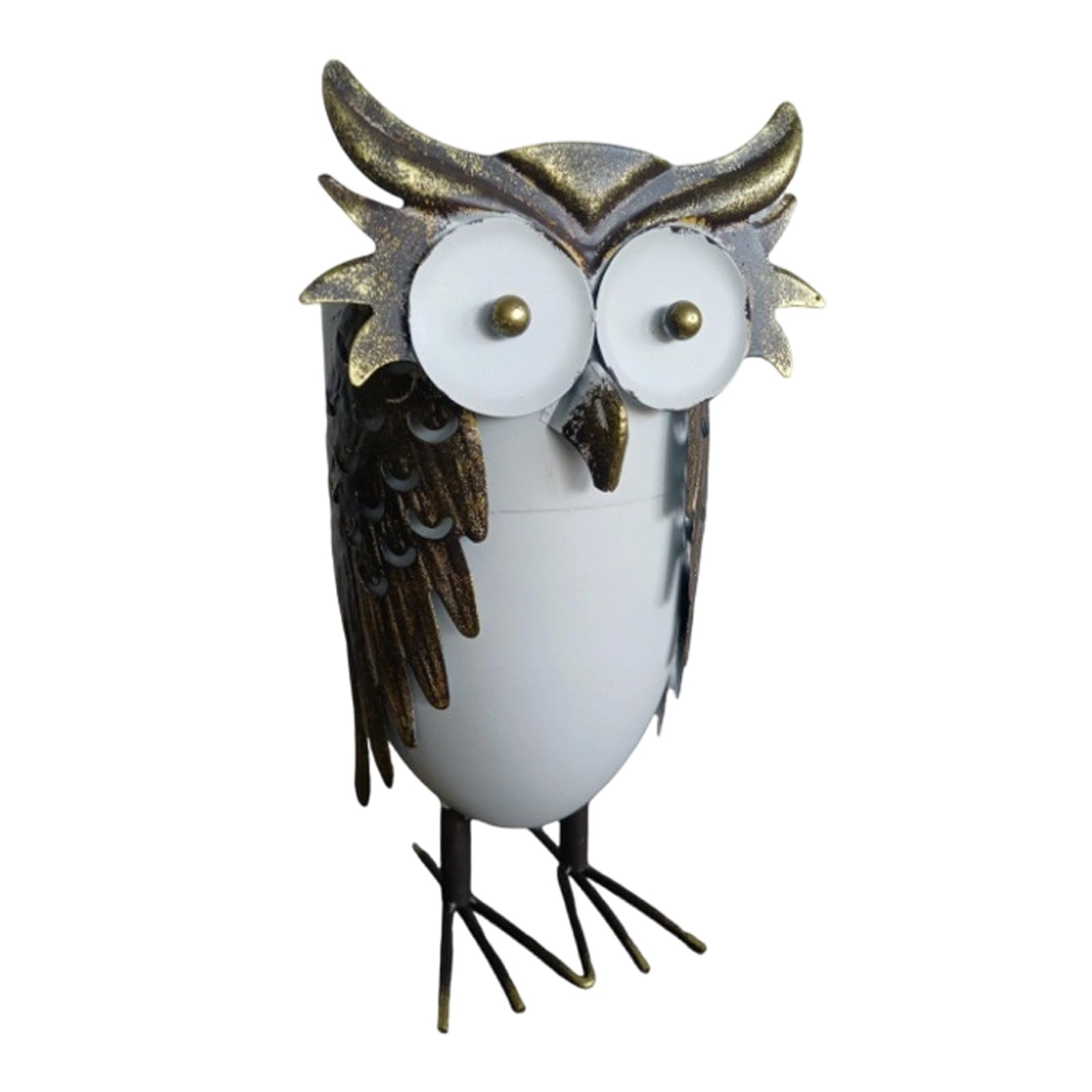 Xjdzineq Artistic Owl Shape Iron Planter Flower Pots for Garden Patios Decoration and Weather Resistant for Outdoor Use Balcony Planter