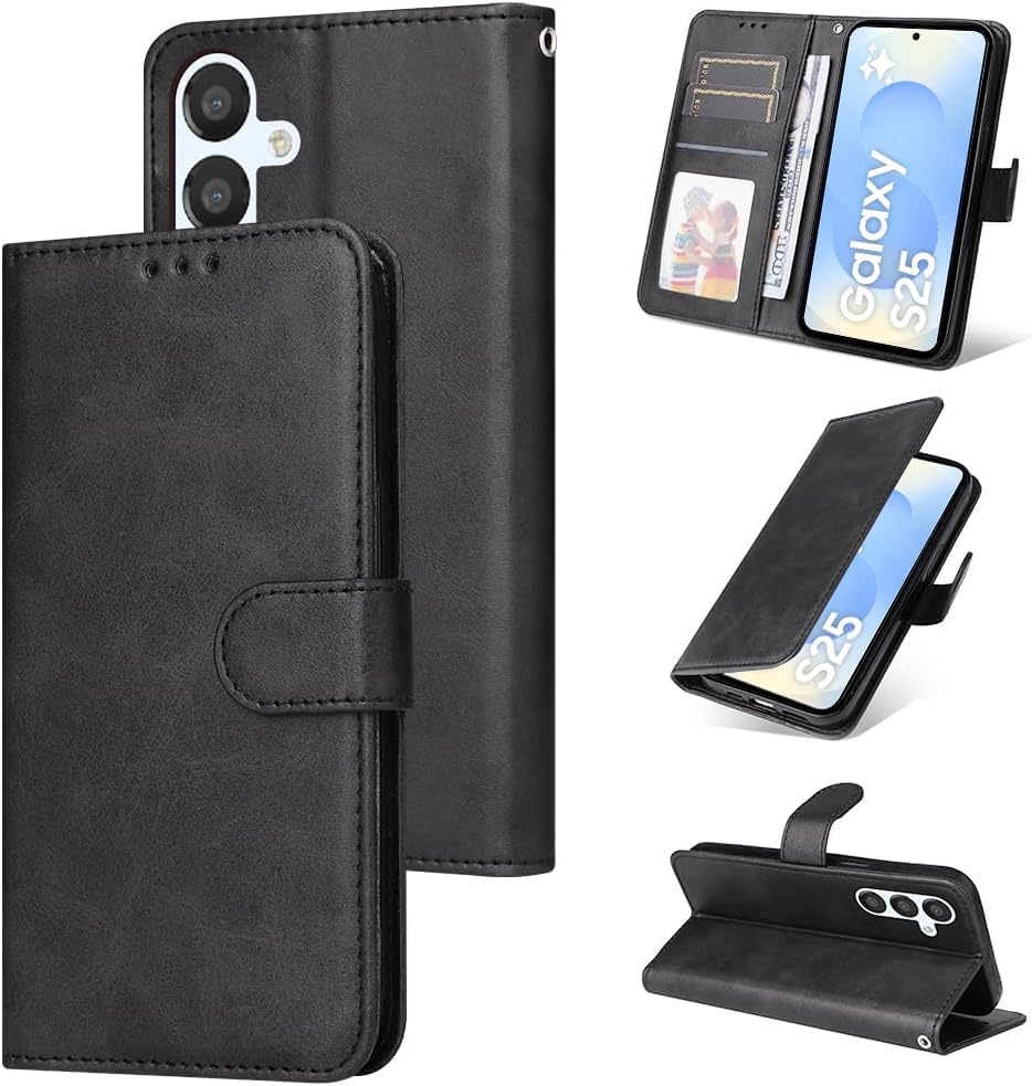 Housse étui Cuir Slim Noir Pour Sony Xperia Z (LT36i/LT36h) – Coque Anti-chocs