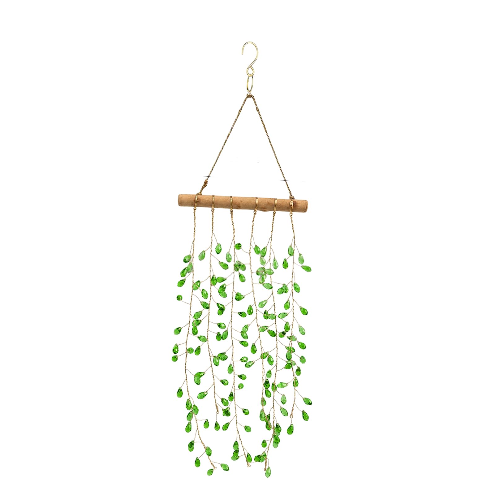 TFAOYS Willow Branch Crystal Suncatchers Window Hanging Crystal Drops Prism Rainbow Maker Wind Chimes for Home Garden Decoration Suncatchers Window Hanging