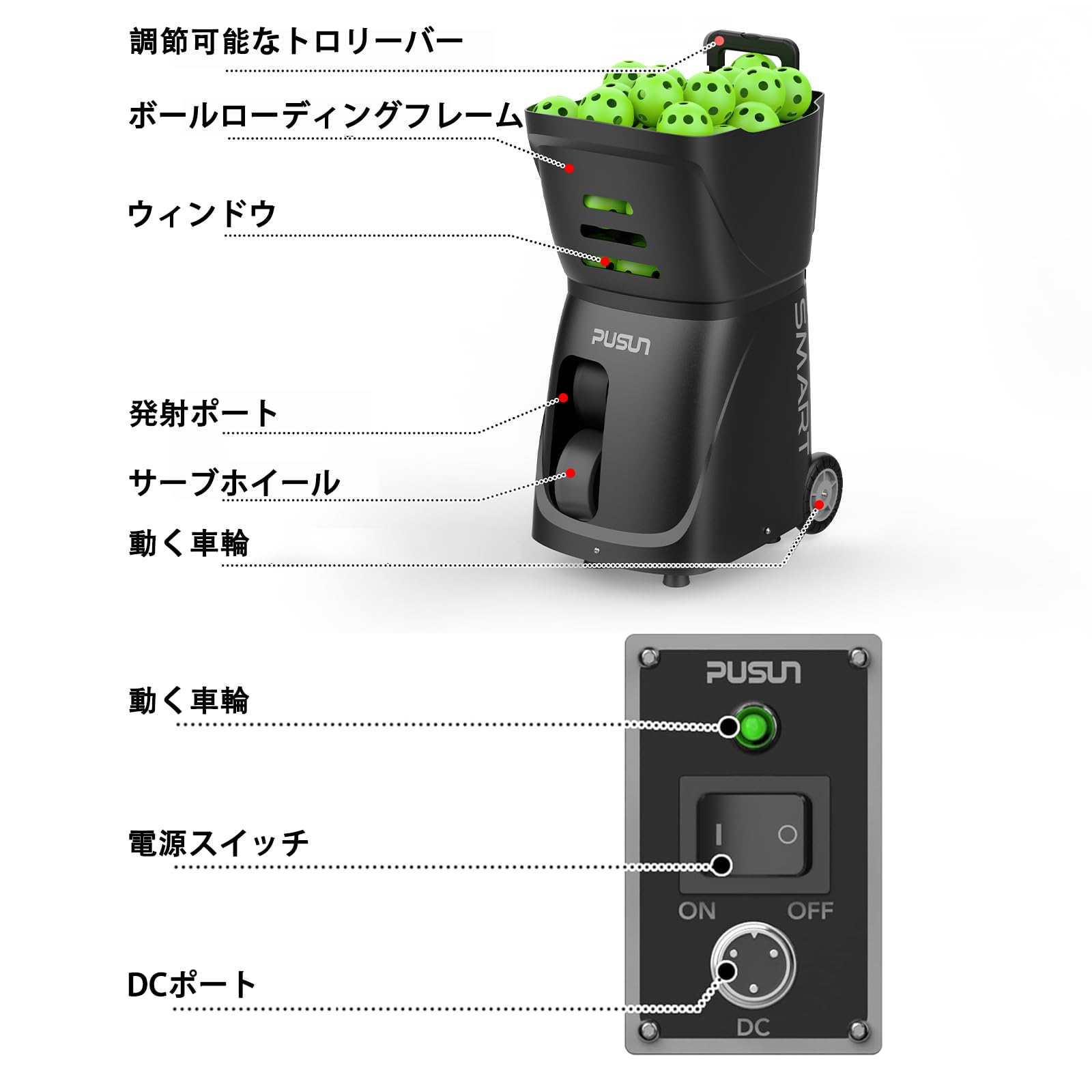 オーブ製ピッチングマシン　充電式／ボール・説明書付き／変化球対応／個人使用 Amazon | 小型手動式ピッチングマシンMINI 練習ボール20個付き