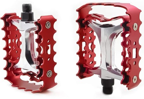 ZTZ Pedales MTB, pedales de bicicleta de montaña, rodamiento sellado 916, bicicleta duradera antideslizante de aluminio, pedales de plataforma de