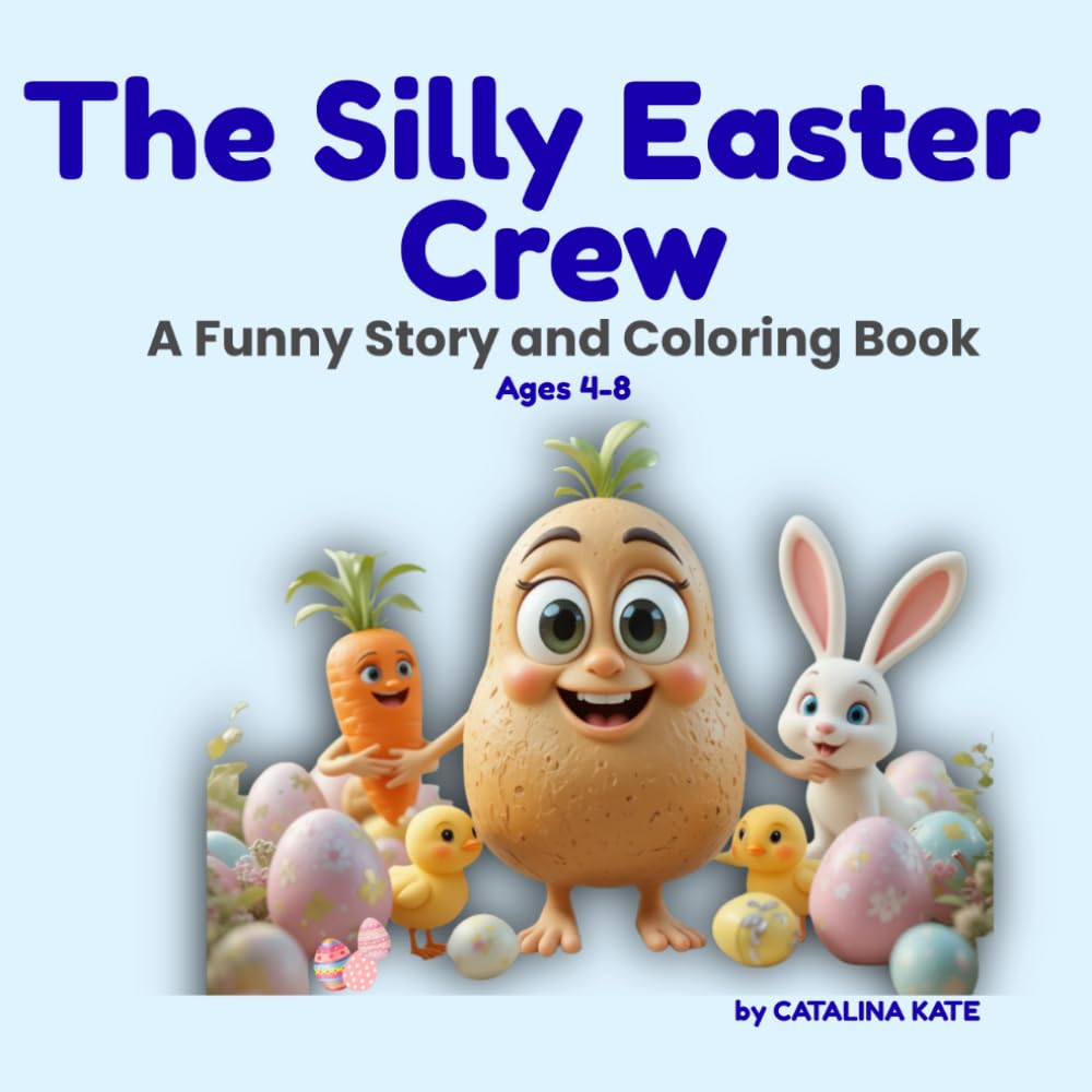 The Silly Easter Crew: A Funny Story and Coloring Book for Kids Ages 4–8