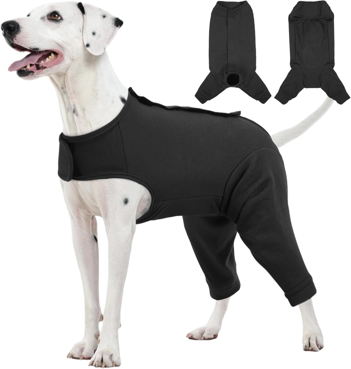 Kuoser Dog Surgery Suit for Back Legs, Dog Rear Leg Sleeve to Stop Licking, Female Spay Recovery Suit for Dogs After Surgery, Pet Puppy Surgical Pants Onesie for Abdomen Wounds Skin Disease