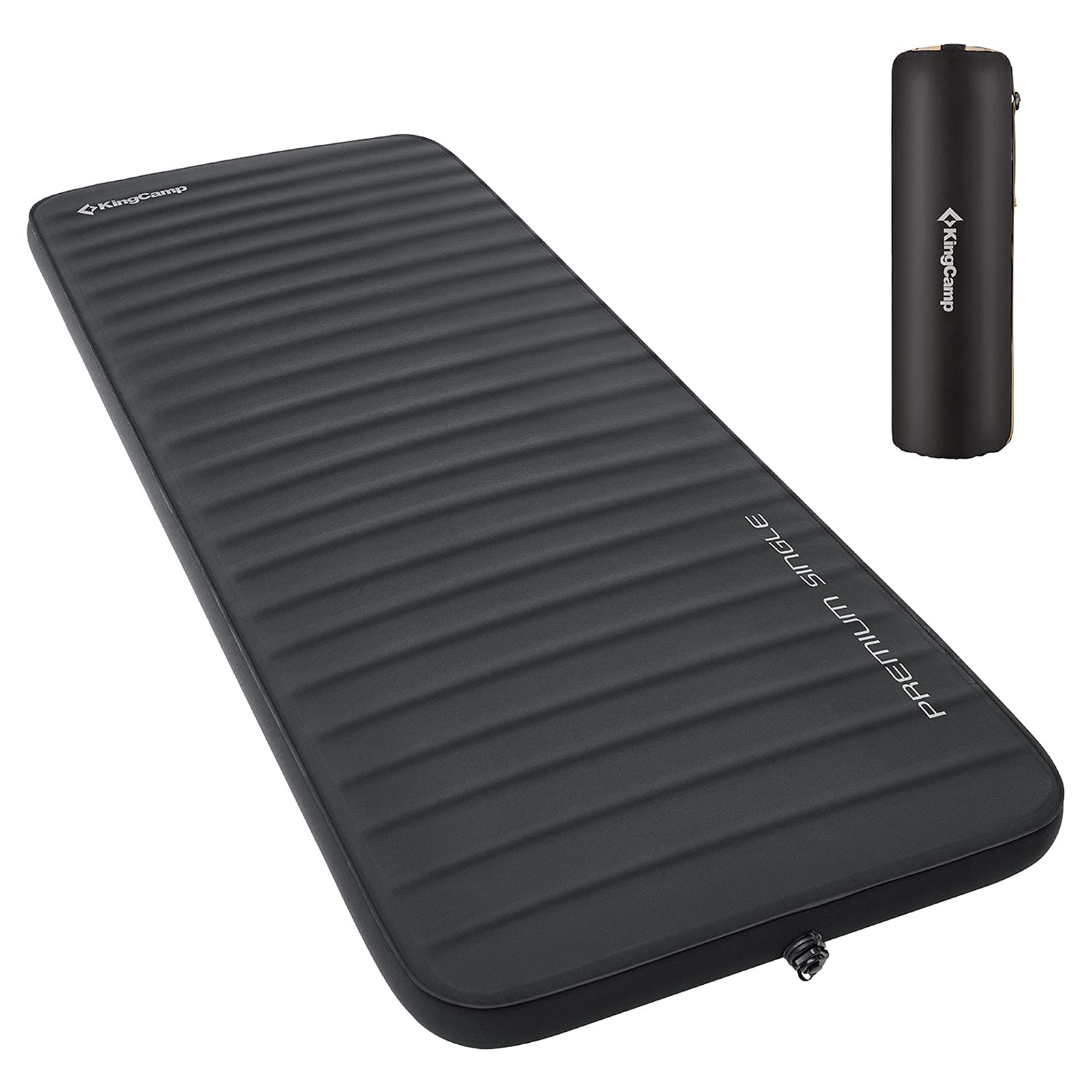 KingCamp Luftbett Premium Single Isomatte Selbstaufblasend Camping Bett 7,5 cm