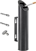 Vista 1 de Receptáculo de tope de cigarrillo montado en la pared. Contenedor de eliminación de cigarrillos, lata de cigarrillos para exteriores, cenicero sin