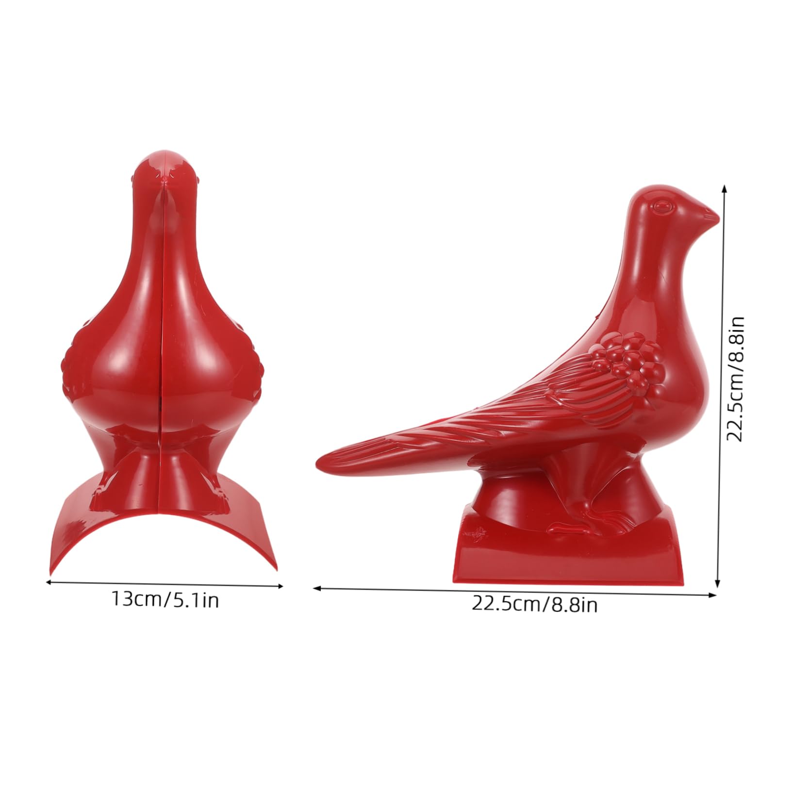 Amazon.co.jp: MUSISALY アンティークの屋根の装飾 鳩の置物 鳥の家の