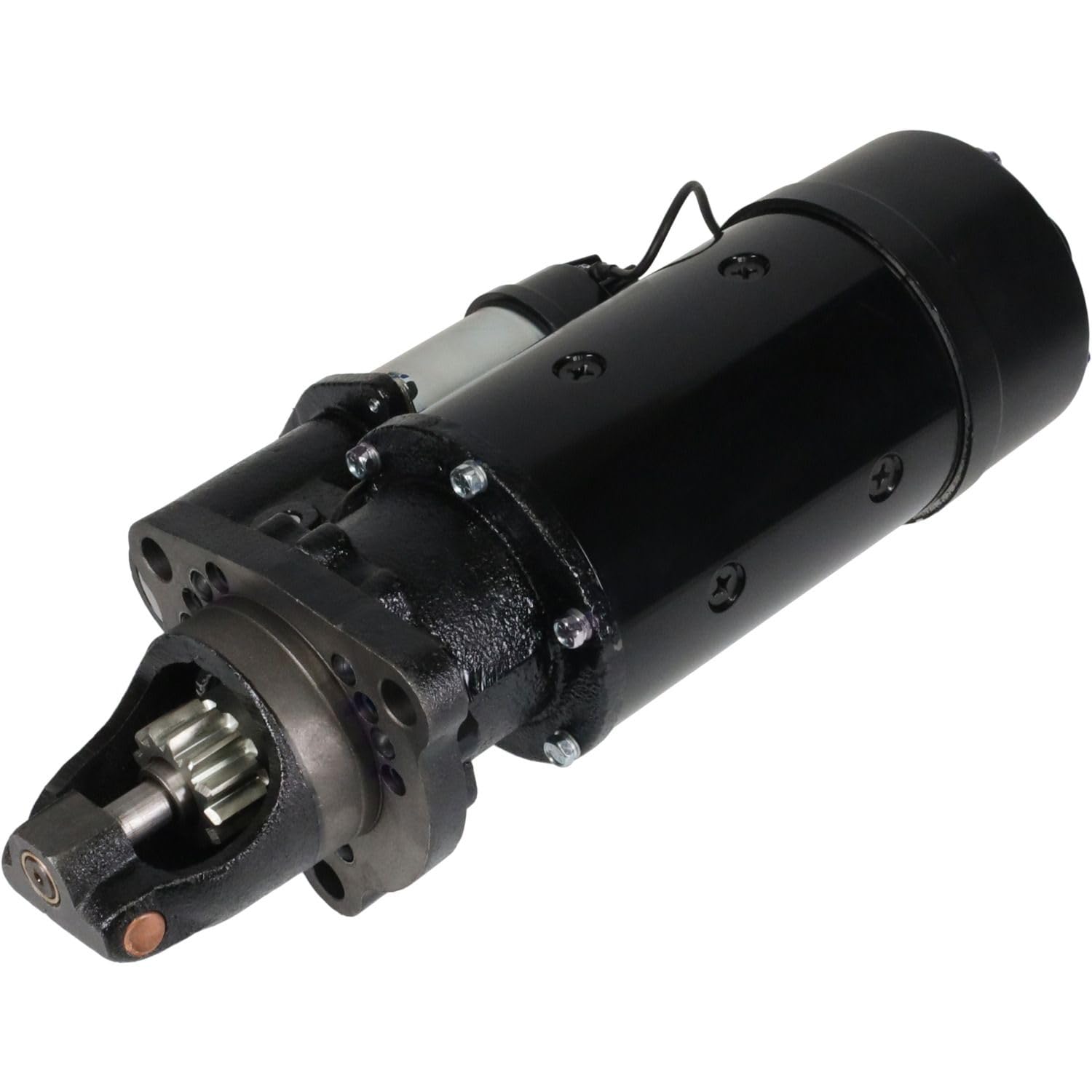 RAREELECTRICAL 12V Starter Motor Compatible with 1985-1995 3208 Marine | Engine 1986-1993 Diesel Truck 1986-1989 C60 C70 C6D C7D Delco 42MT DD 323-105 1993942 product thumbnail 3