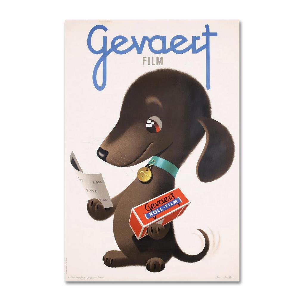 Gevaert I by Vintage Apple Collection, 16x24-Inch Canvas Wall Art