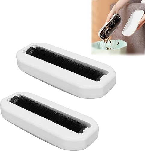 Miniatura 6 de Barredora multifuncional de migas de mesa, colector de residuos de cerdas suaves para mesa, alfombras, sábanas, sofás, cepillo de limpieza de ropa