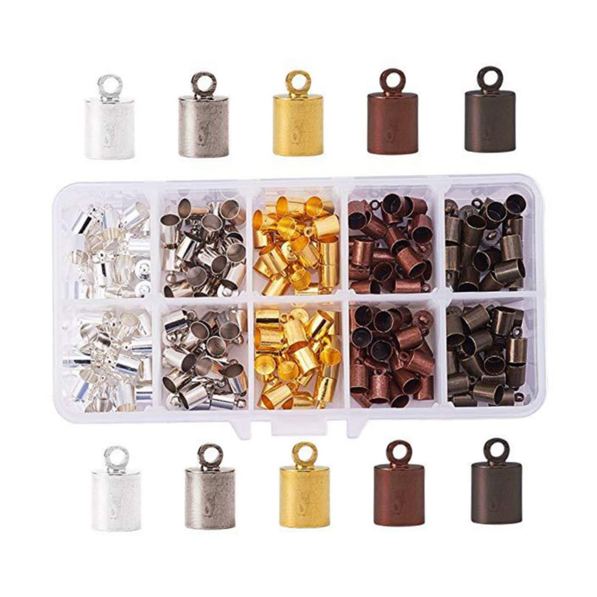 NUOBESTY 900 Piezas dijes para pulseras pequeñas salidas de aire en el suelo diver cuero sintetico accesorios de joyería redondos piezas de joyería hechas a mano ronda hebilla de cuerda