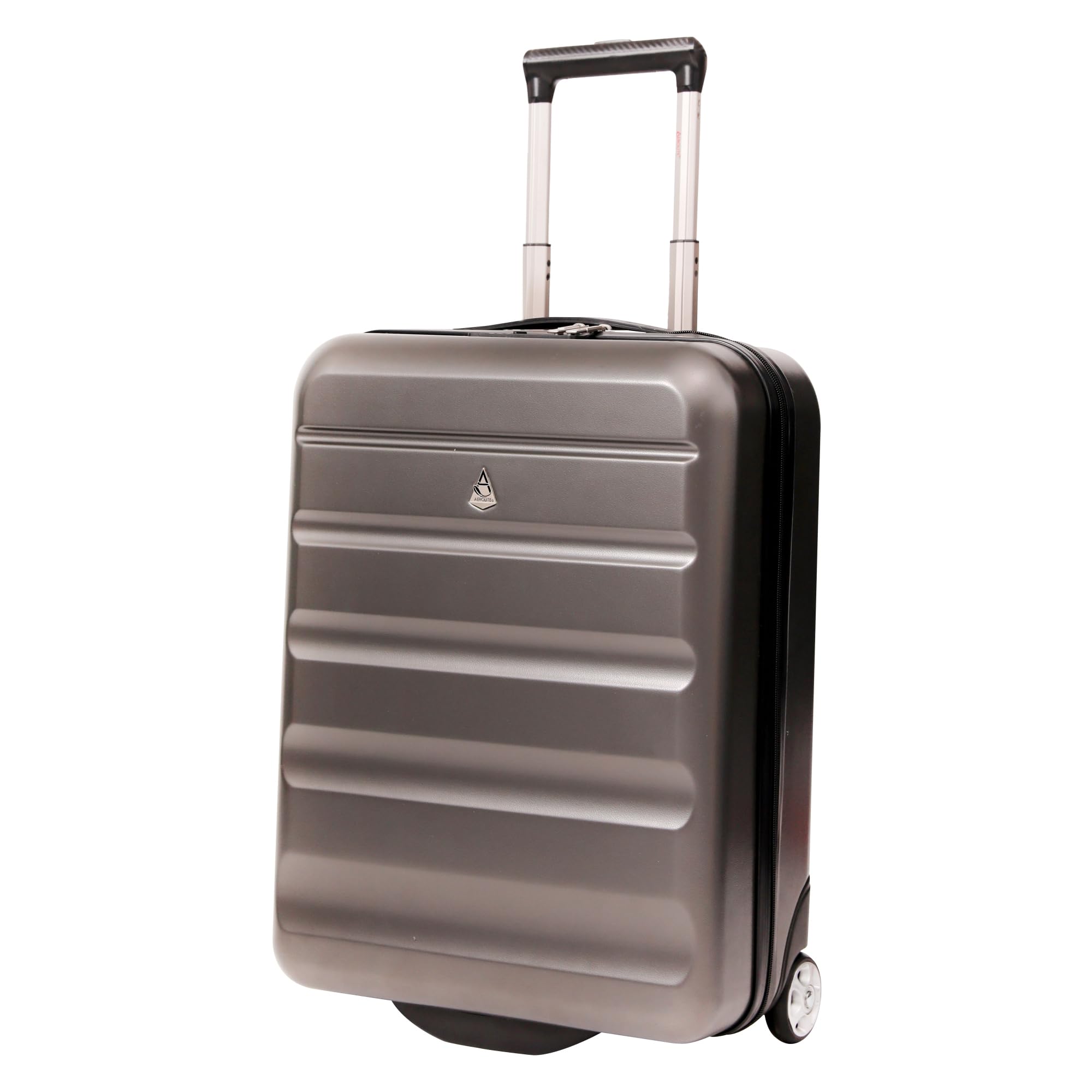 Expandable 55x40x20cm to 55x40x23cm Ryanair Priority Wizz Air Priority & More Max Size Lightweight Hard Shell Carry On Hand Cabin Luggage Suitcase 55x40x20 55x40x23, 2-Wheels