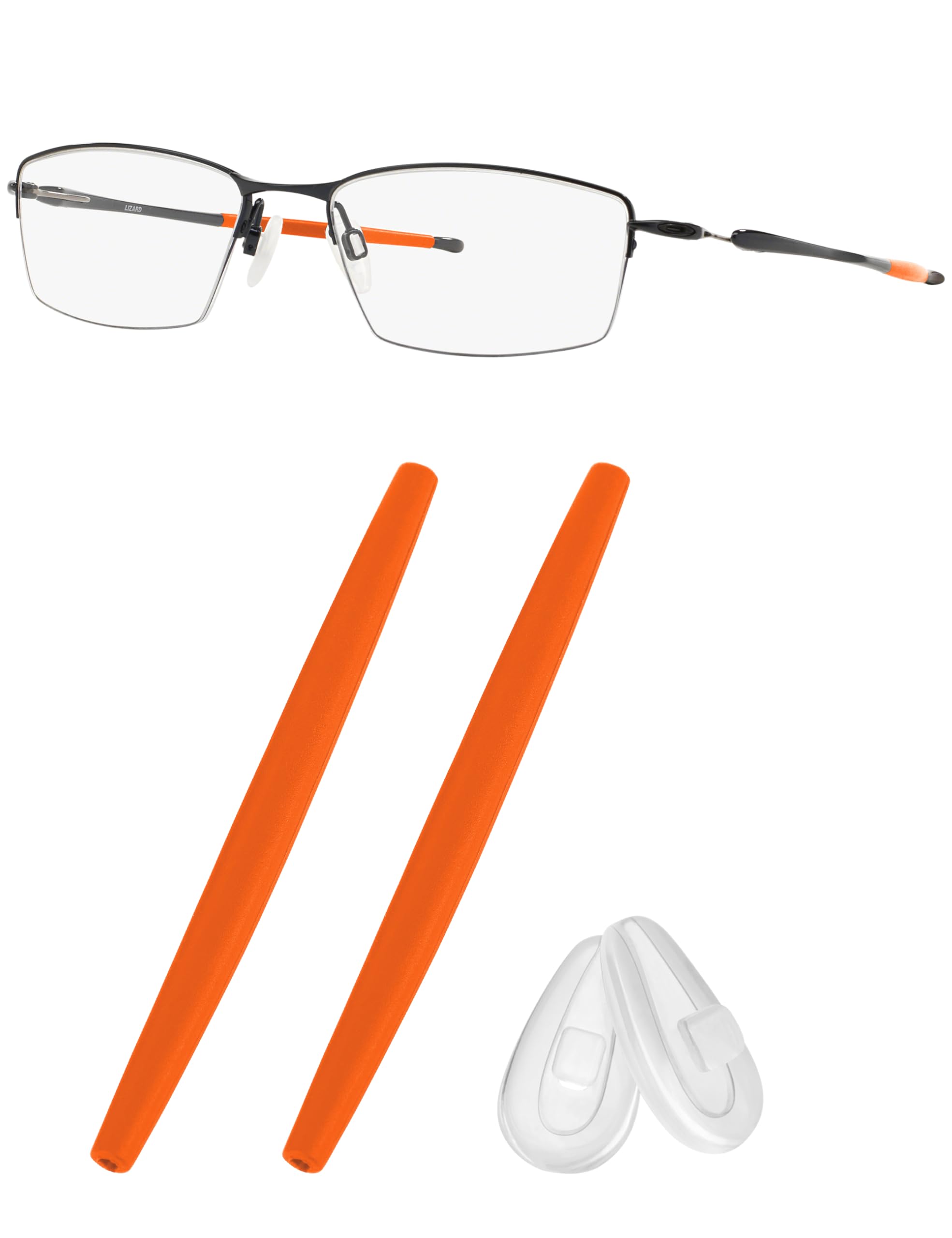 Replacement Earsocks &amp; Nosepieces Rubber Kits for Oakley Lizard OX5113 / OX5120 Eyeglasses
