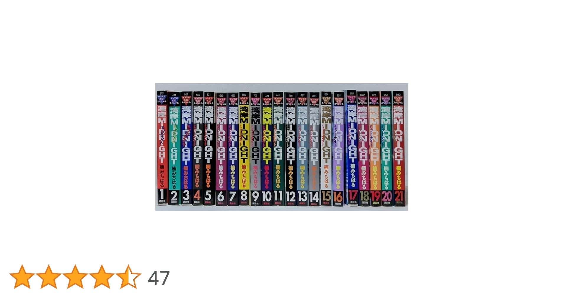 Amazon.co.jp: 湾岸MIDNIGHT コミック 全42巻完結セット (ヤンマガKC
