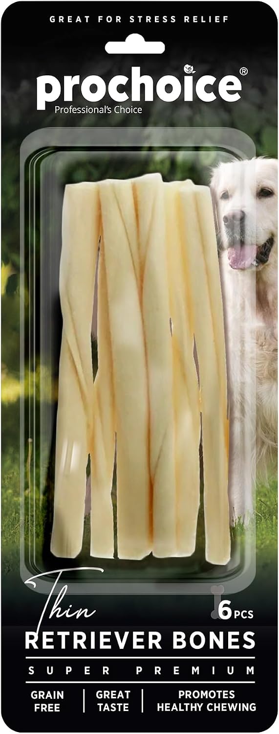 Prochoice Thin Retriever Bones, İnce Köpek Ödül Kemiği 6 Parça