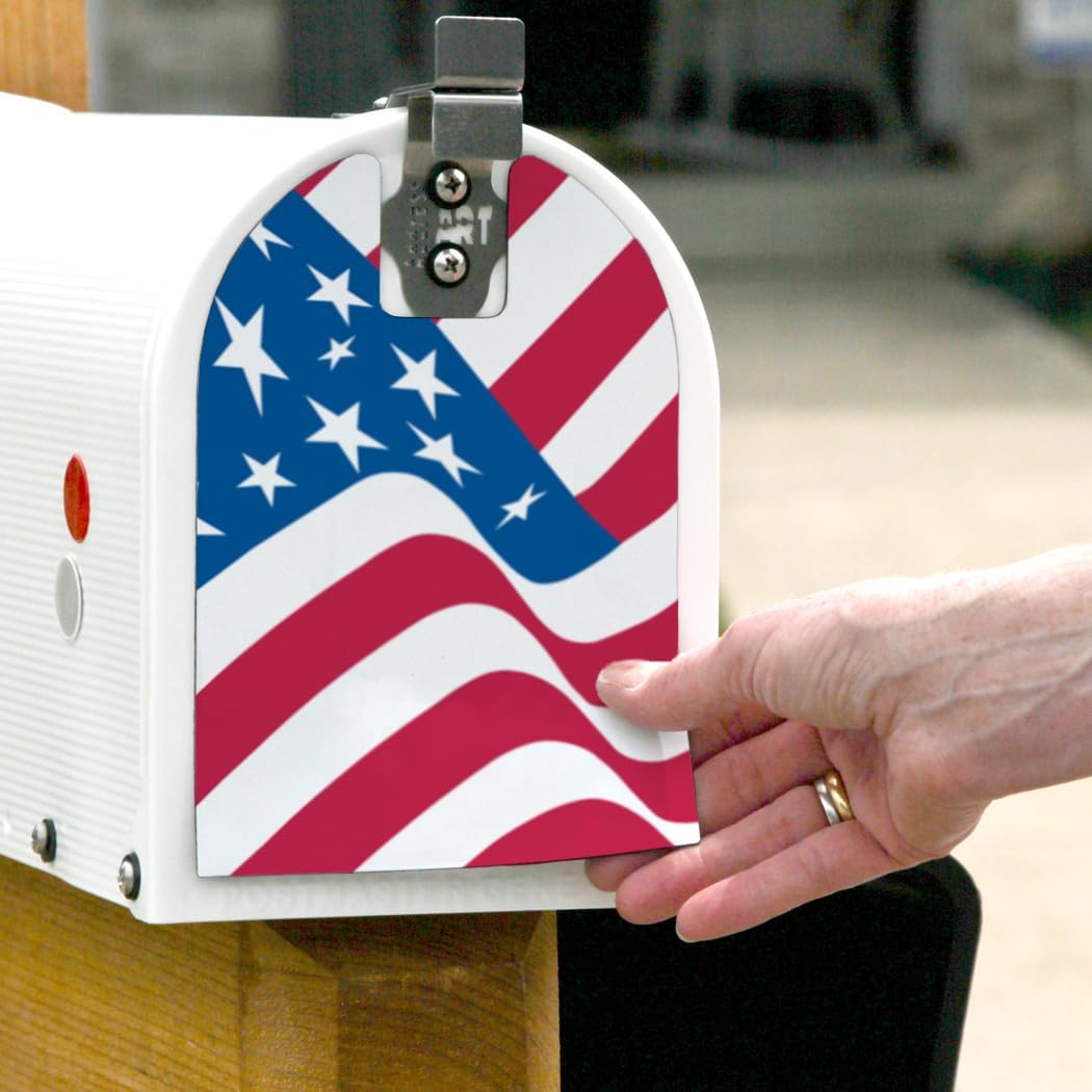 American Flag Magnetic Mailbox Door Cover