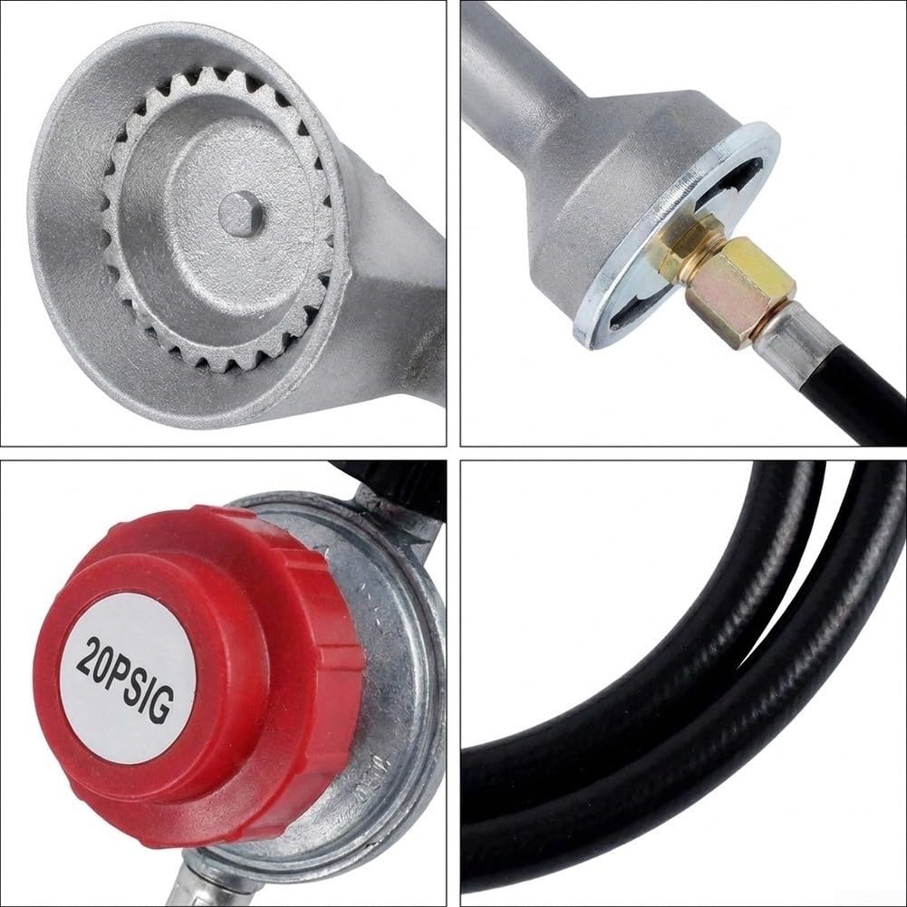 Gasbrenner für gusseisen 0-20 PSI Regelbar Propan Gasbrenner