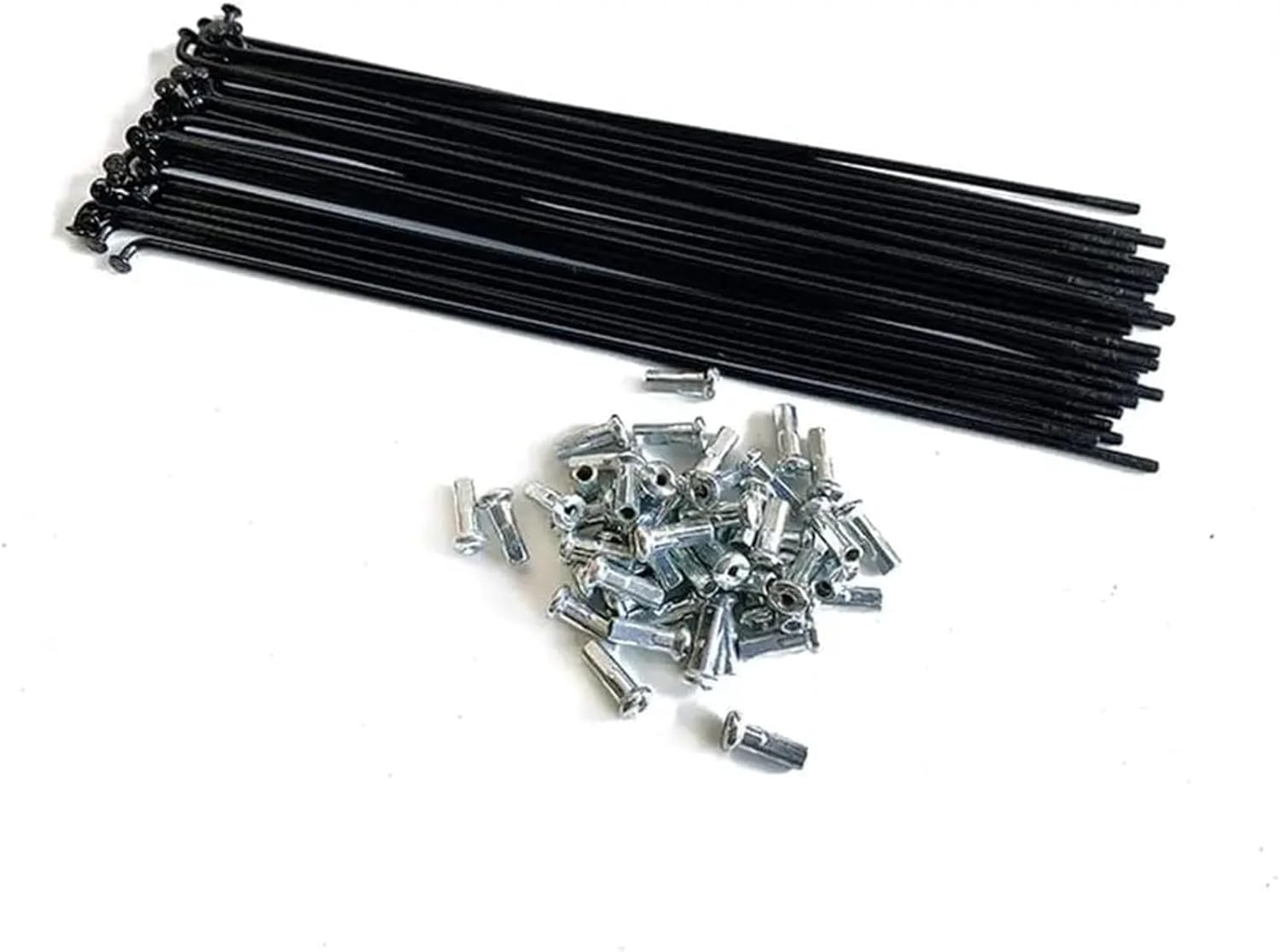 36pcs for Bicycle Spokes & Nipples Stainless Steel Electric Bike 13G 13K Diameter 2.2mm Length 100-300mm J Bend Cycle Black