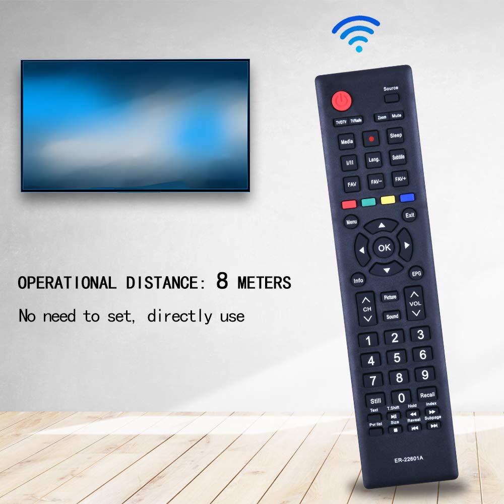 ER-22601A - Telecomando di ricambio per Hisense TV HL24K20D HL32K20D 24D33 24E33 24F33 32D33 40D50P 50D36P 32D36 32D50 32M2160 T163920