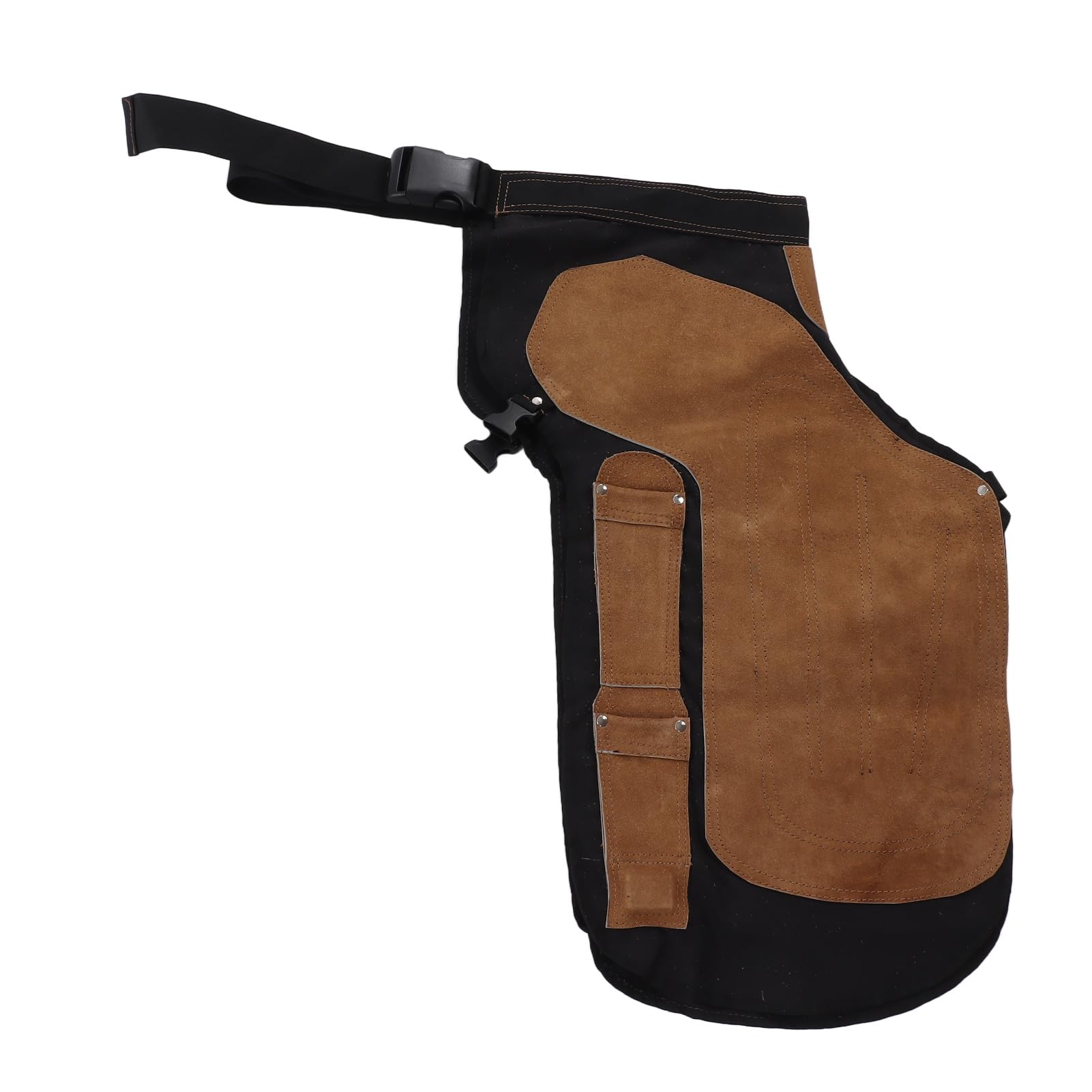 Grembiule Regolabile Durevole in Pelle da Maniscalco con 4 Tasche per Un Comodo Utilizzo della Ferratura del Cavallo