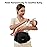 SUNVENO 3 in 1 Ergonomic Baby Carrier with Hip Seat for Newborns and Toddlers, Supports 20 lbs and Up, Waist and Back Relief with Large Weight Capacity for All Season Use,Black