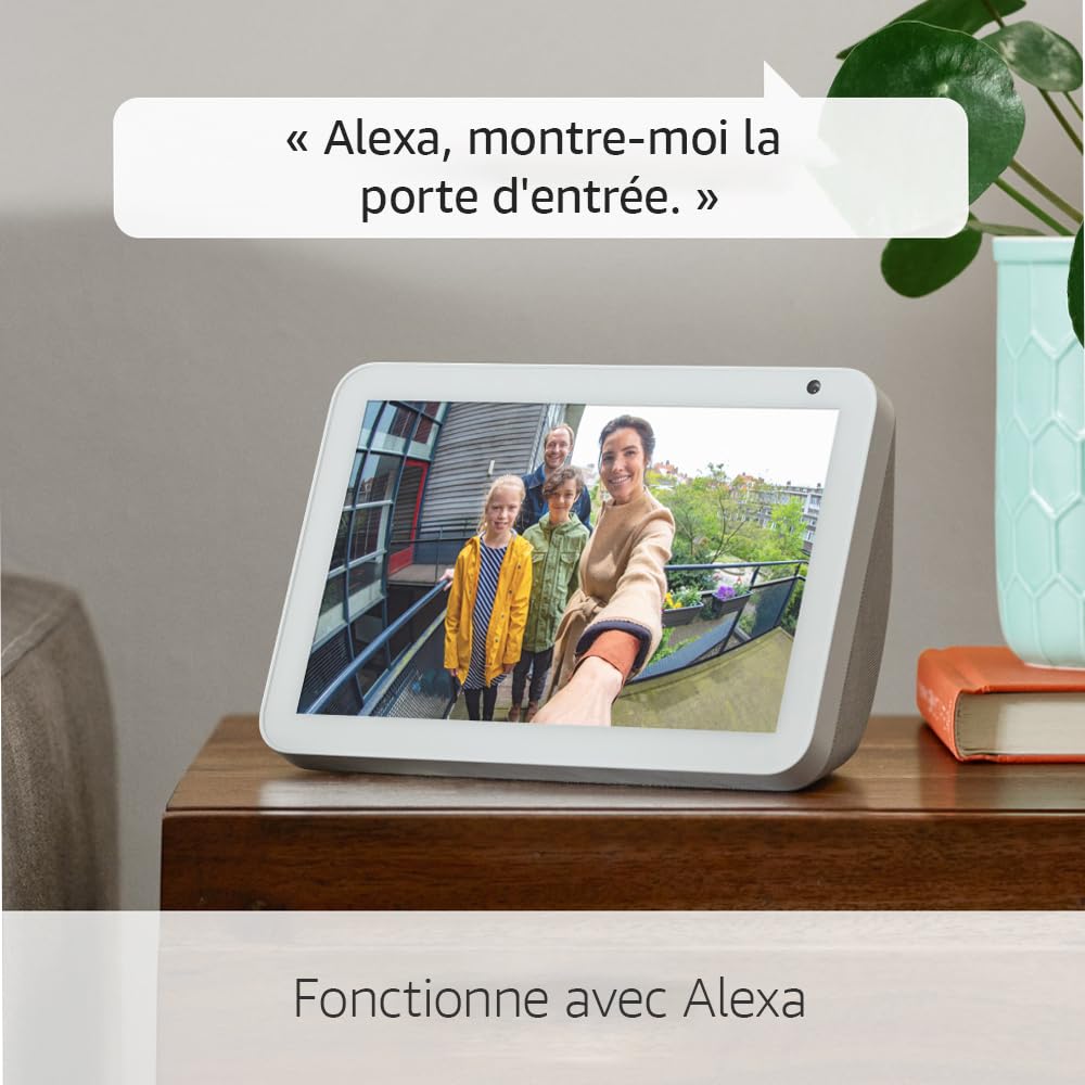 Judas vidéo sans fil Ring (Door View Cam) | Pour portes de 54 à 75 mm d'épaisseur (version recommandée) | Sonnette sans fil avec caméra, vidéo HD 1080p et Wi-Fi | Essai Ring Home gratuit 30 j.
