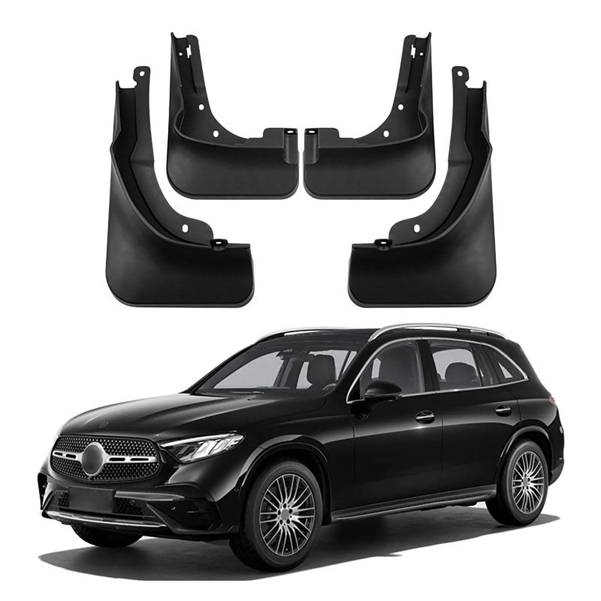 Guardabarros GLC 2023 con pedal Mercedes-Benz: juego de 4 protectores delanteros y traseros