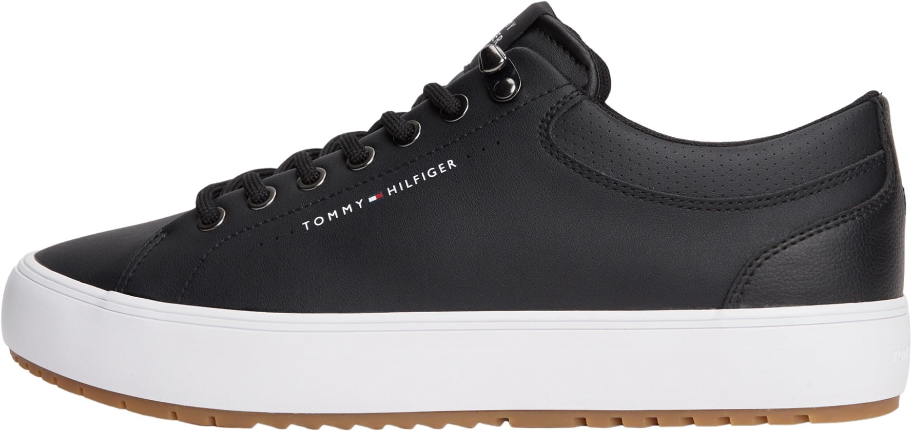 Tommy Hilfiger Men Harlem LTH Vulc Cleat Winter FM0FM05950 Low Top, Black (Black), 7