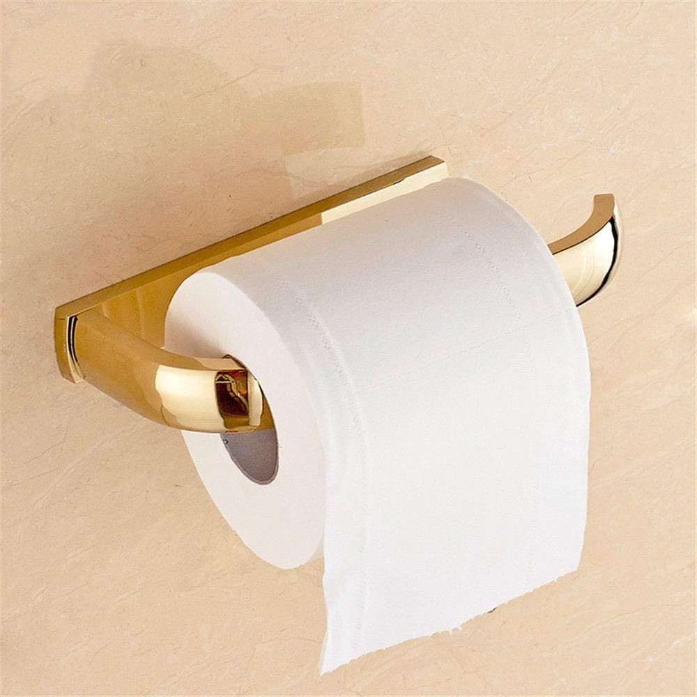 ゴールドバスルームペンダントセット、電気めっき、すべての銅タオルラック、バスタオルラック、トイレタオルタオルセット、o WFJ