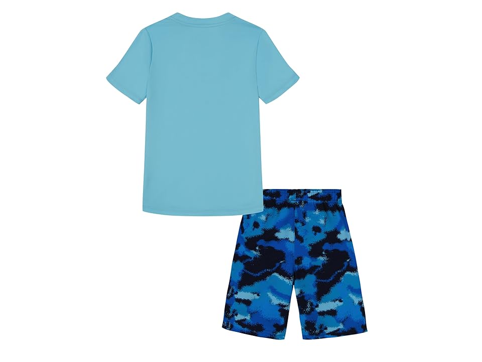 Under Armour Kids Dissolve Camo Shirt And Short Swim Set (Little Kid