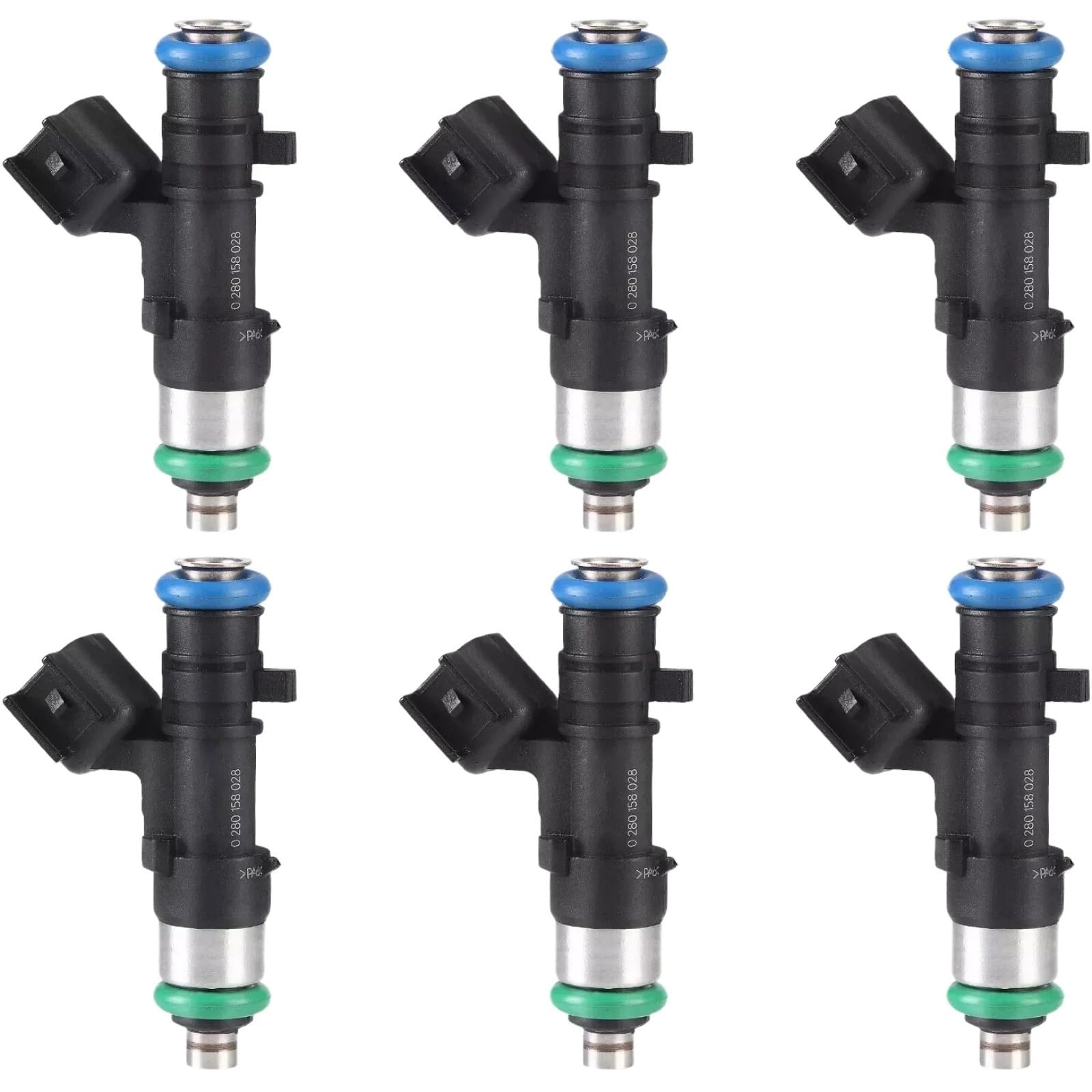 Fuel Injector for Chrysler 300M 3.5L 2004 6Pcs Fuel Injector 812-12138 0280158028 4591986AA 04591986AA FJ612