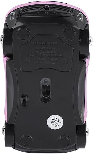 Miniatura 8 de ASHATA Ratón inalámbrico, ratón deportivo de 2,4 G, con forma de coche, Bluetooth, con receptor USB, portátil, lindo ratón de 1600 DPI, para PC,