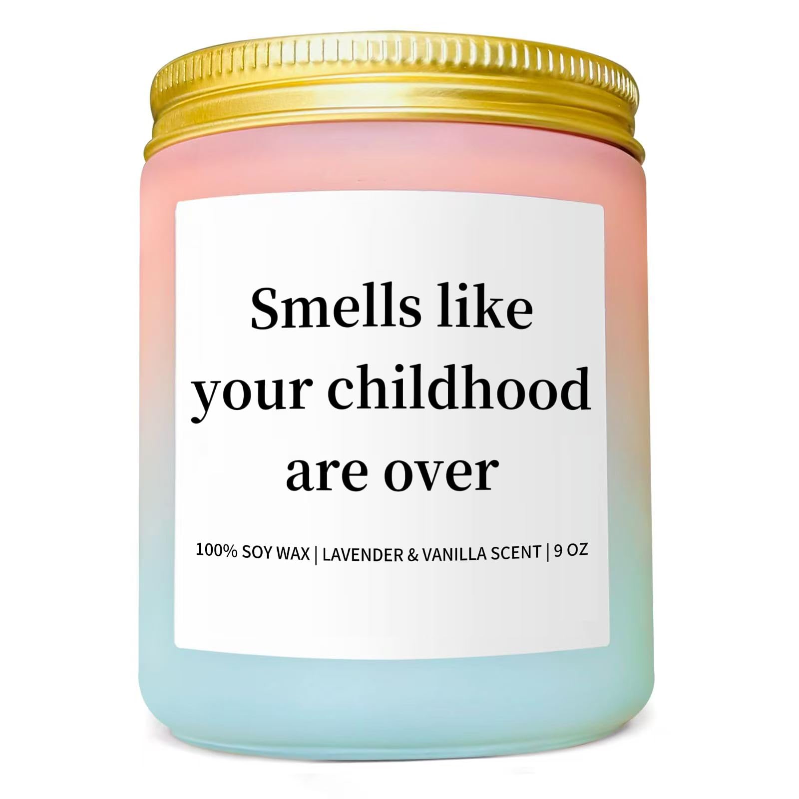 Xizida Girls Coloured 18Th Birthday Gifts For Funny 18Th Happy Birthday Candle - Cute Gifts For Ideas, 9 Oz Lavender Scented Candle Gift