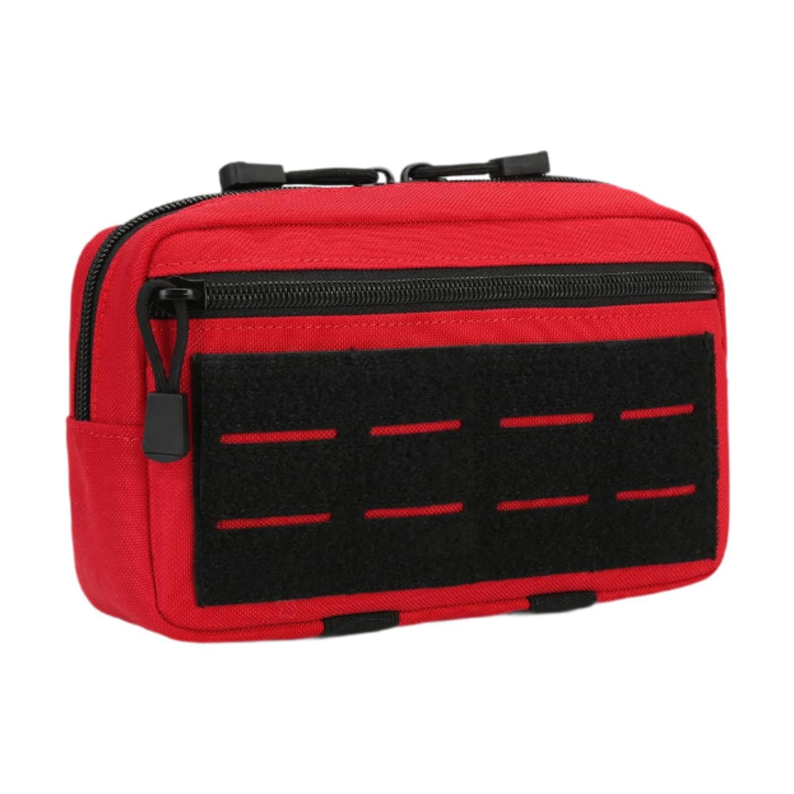 Small Tool Bag Lockable Utility Zipper Management Bag for Outdoor Travel Men Red-image-18