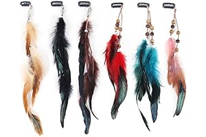 Handmade Feather Hair Clips for Stunning and Bohemian Styles