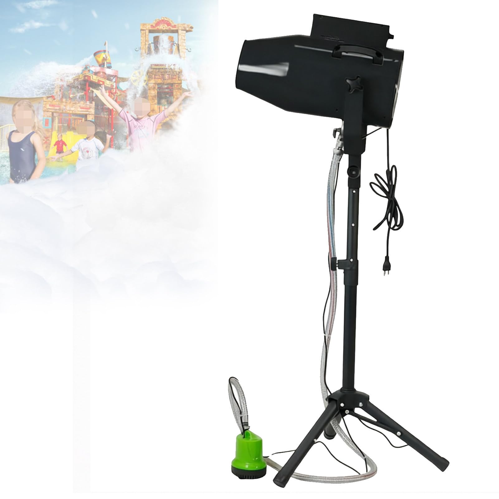 Pnpaea Foam Machine, Handheld Spray Foam Cannon, 250w/450w 6-8m Spray Distance, Pool Water Toys with A Tripod Stand,For Adults, Holiday Birthday Gift, Celebrations and Party 1500-