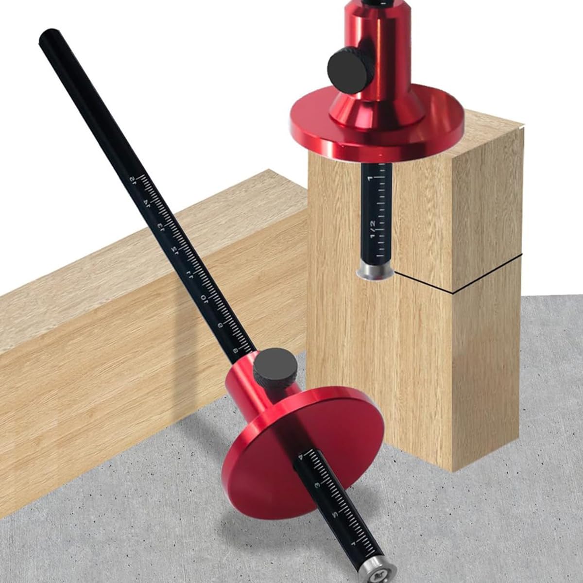Serplex® Wheel Marking Gauge Woodworking Mortise Marking Tool Adjustable Wheel Making Gauge Laser-etched Marking Multifunctional Wheel Marking Gauge for Tenon, Groove Layouts - Image 6 thumbnail