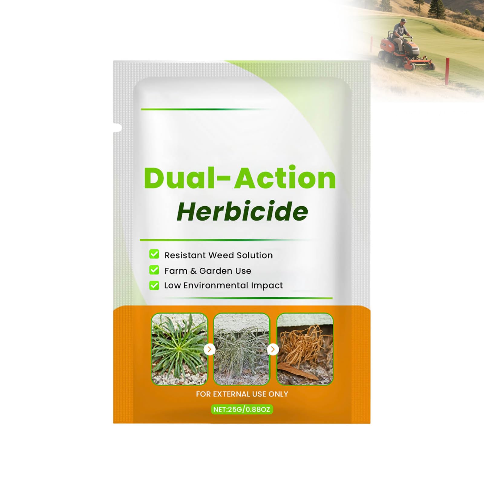 2 in 1 Max Power Herbicide, Fast-Acting Weed Killer, Glufosinate and HPPD Inhibitor, Controls Glyphosate-Resistant Weeds