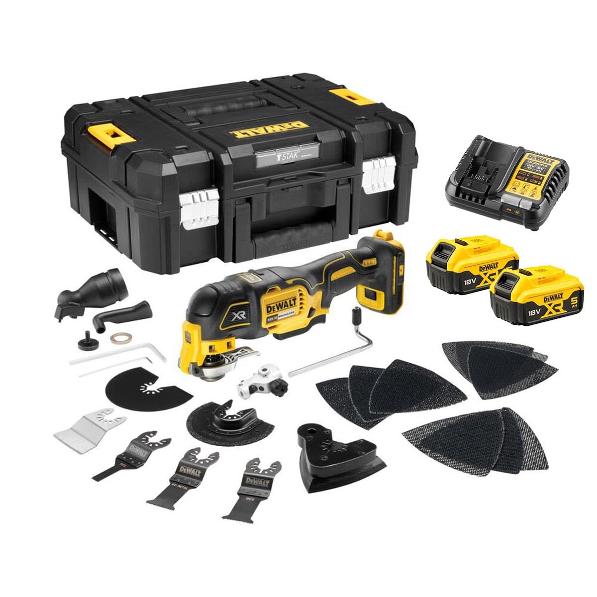 Dewalt 18V 5Ah Li-Ion Xr Brushless Cordless Multi ToolDcs356P2-Gb from B&Q