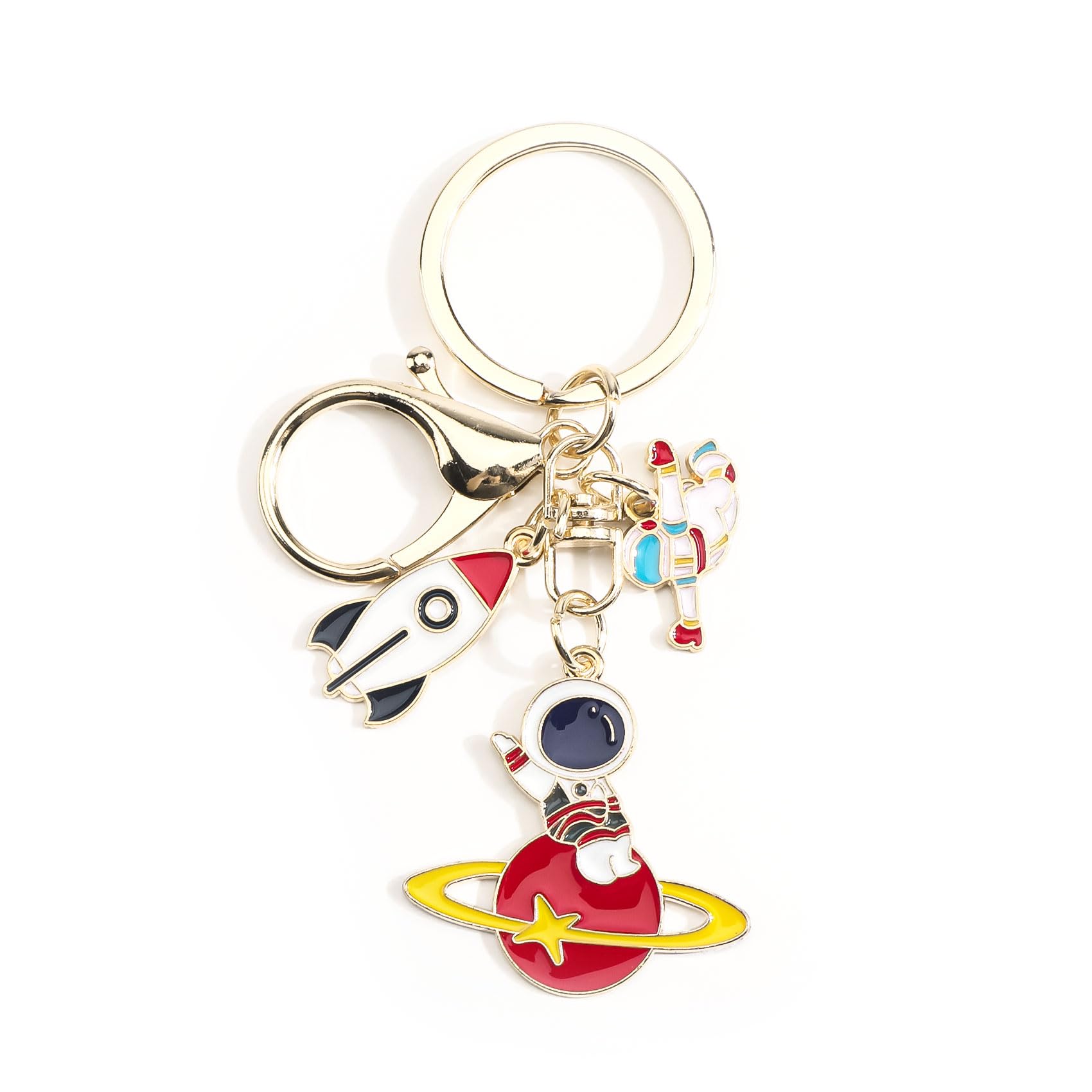 Tranbath Astronauten-Schlüsselanhänger für Frauen, Keychain mit Astronaut Charm, Personalisierte Geschenke für Freundin, Schwester oder Guter Freundin, Geburtstagsgeschenk für Frauen