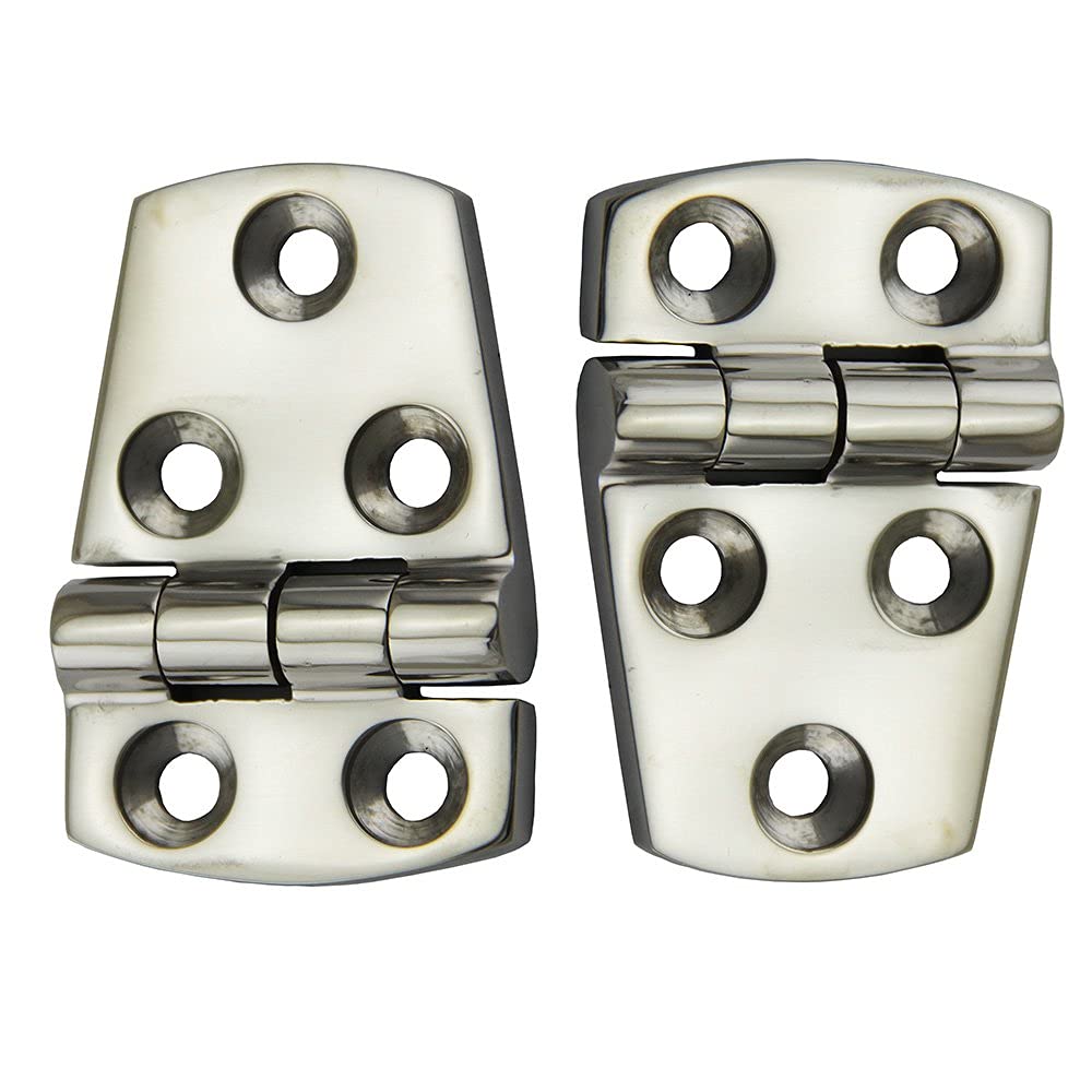 Nvsfzgiyg One Color 2Pcs Marine Boat 5-Hole 56 X 38Mm Cabin Flush Door Hinges Casting 316 Stainless Steel Strap Butt Hinge//499