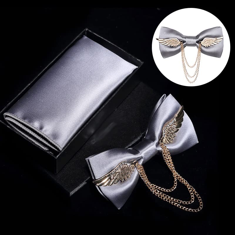 Set de corbata y pañuelo para hombre en seda miniatura 2