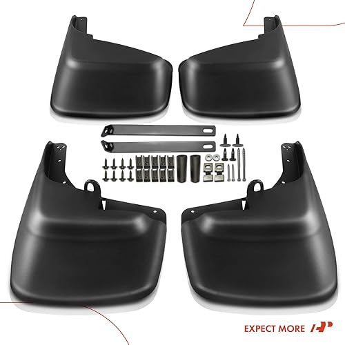 Miniatura 9 de A-Premium Juego de 4 guardabarros con kit de herramientas compatibles con Ford F-250 F-350 F-450 F-550 Super Duty, 1999-2010, Pickup, (sin