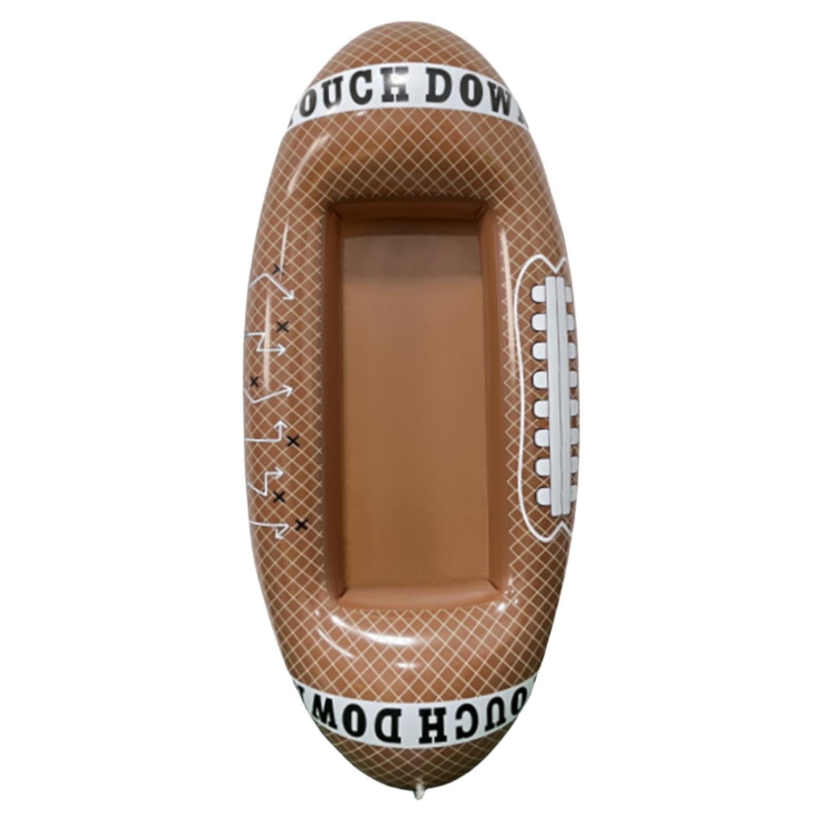Enfriador inflable de fútbol para mantener tus bebidas frías en la piscina este verano
