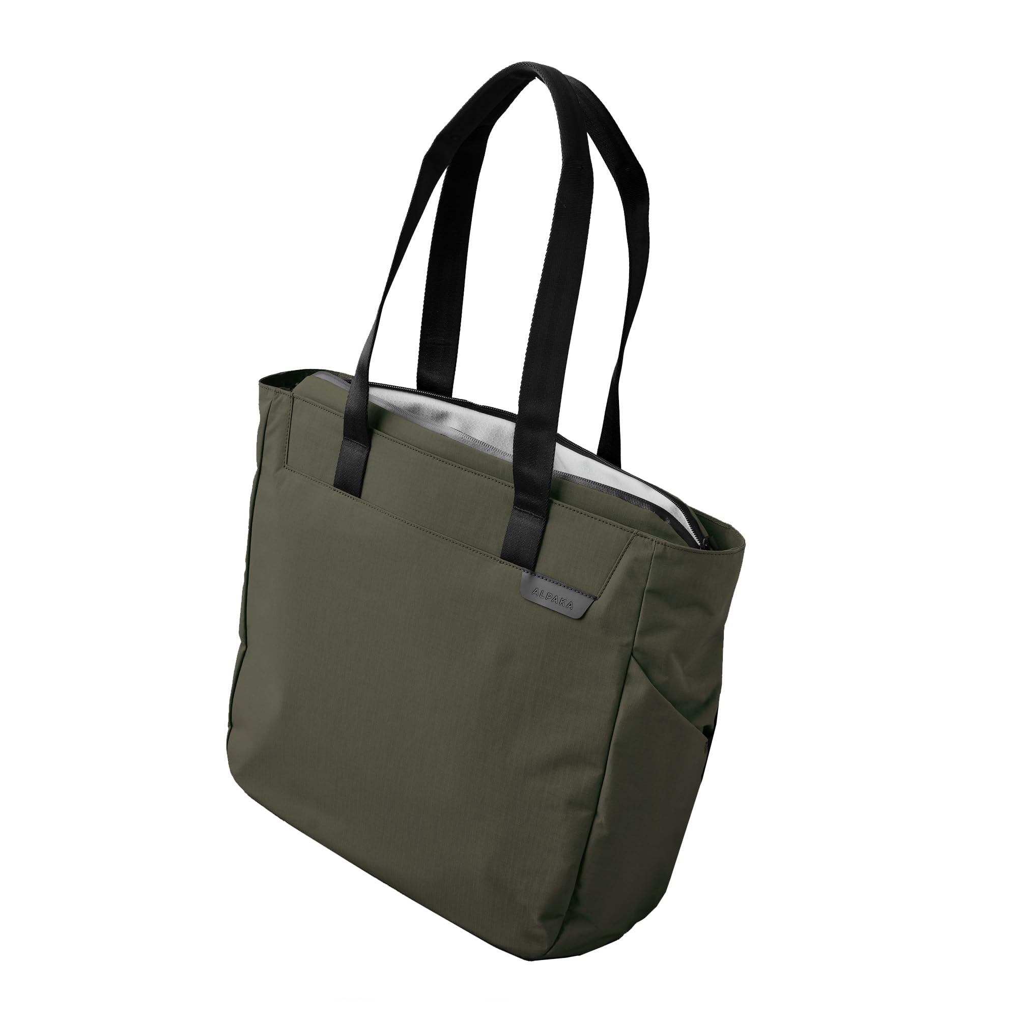 ALPAKA Metro Tote Bag, Handtasche Tragetasche mit Laptopfach, Wasserabweisende Arbeitstasche für 16'' Macbook Pro, mit Intergriert Schüsselanhänger, Weich Innenfutter, Seitentasche, Karabinerschlaufe