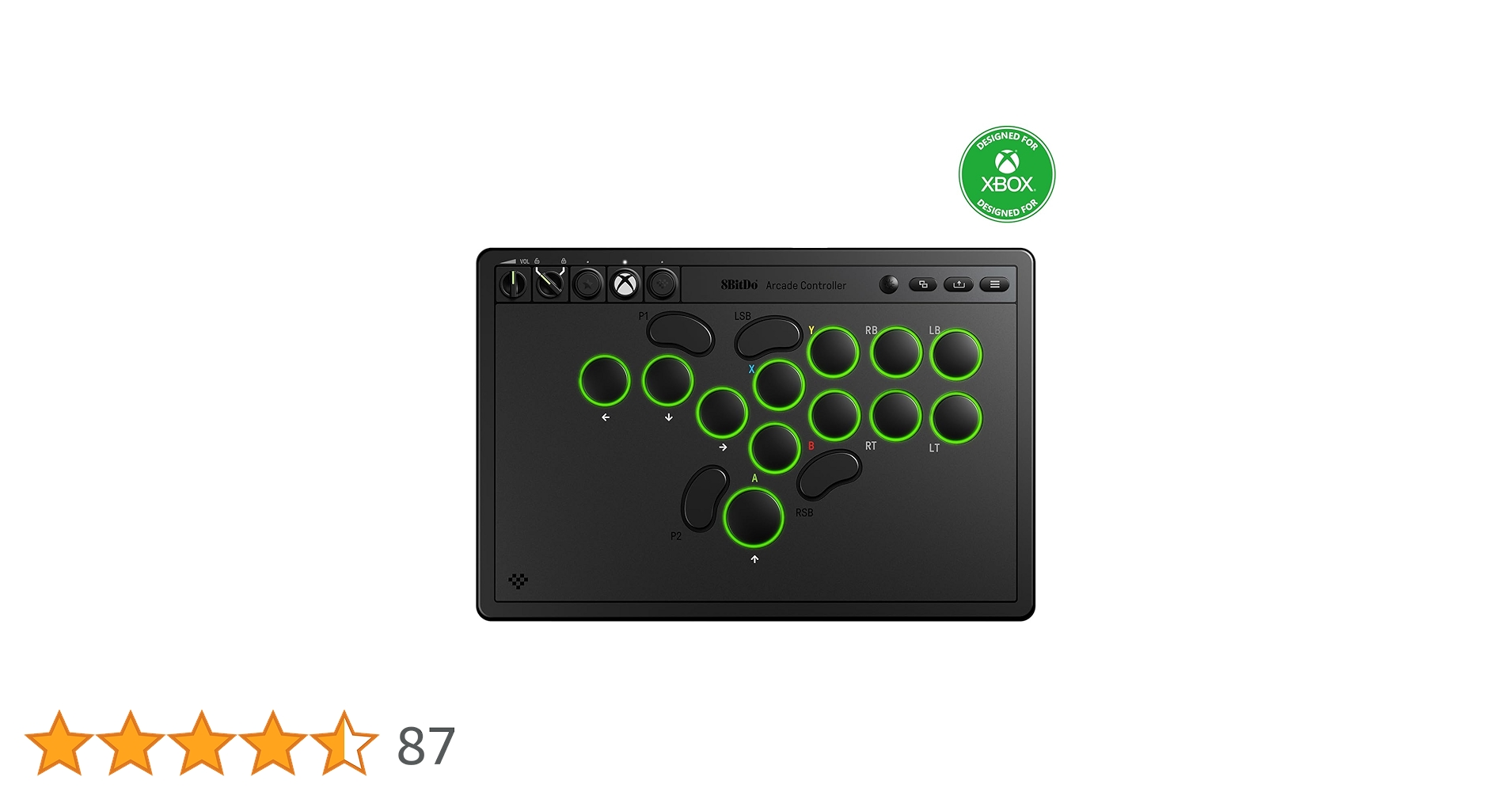 Amazon | 8BitDo オールボタン アーケード コントローラー (Xbox